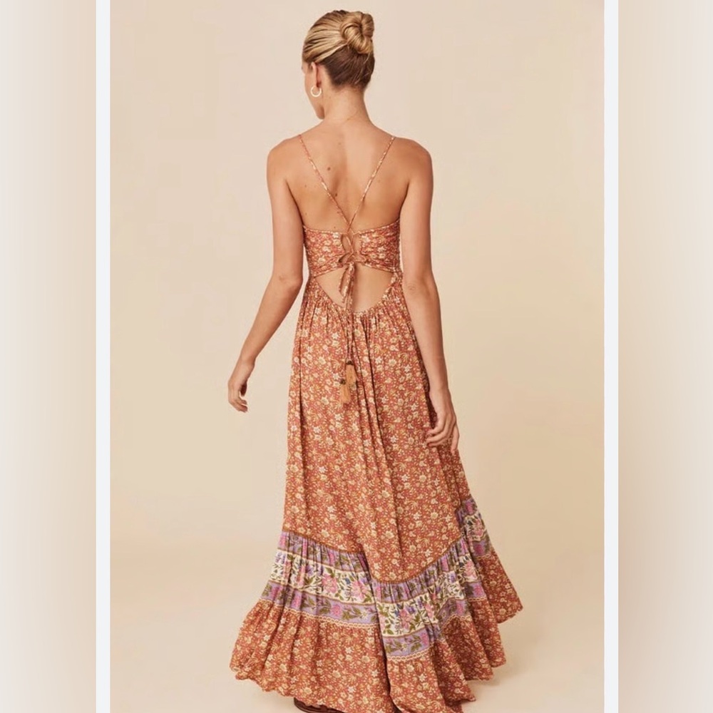 Floral Bohemian Maxi Dress SPELL - Picture 3 of 3